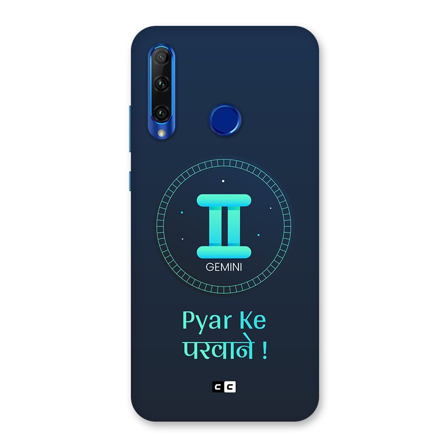 Gemini Love Back Case for Honor 20i