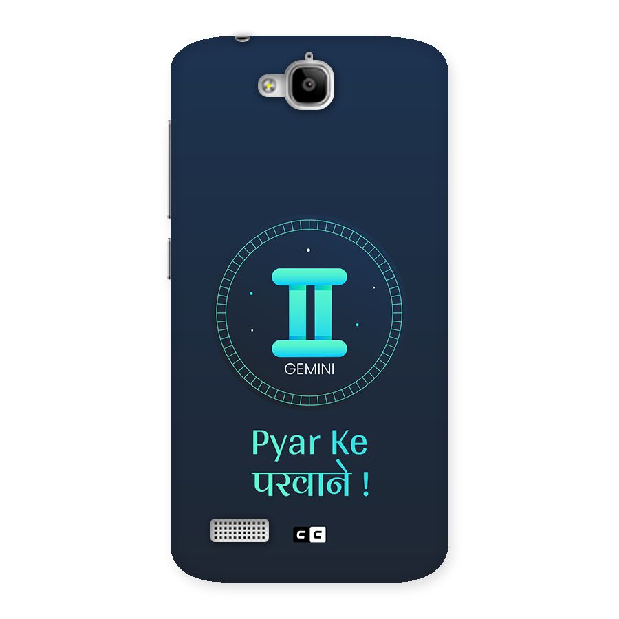 Gemini Love Back Case for Honor Holly