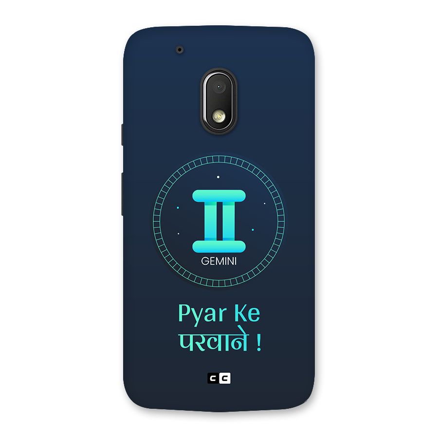 Gemini Love Back Case for Moto G4 Play