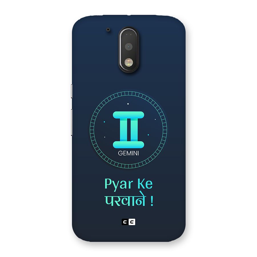 Gemini Love Back Case for Moto G4 Plus