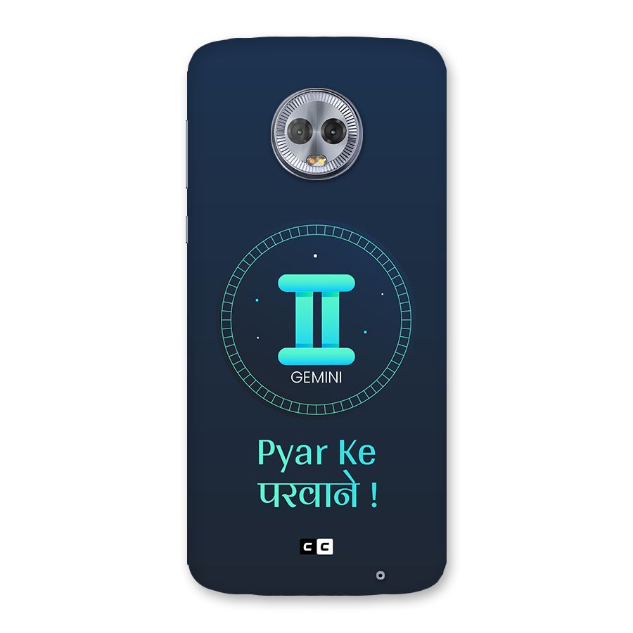 Gemini Love Back Case for Moto G6 Plus