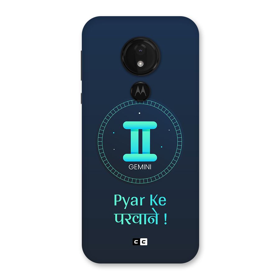 Gemini Love Back Case for Moto G7 Power