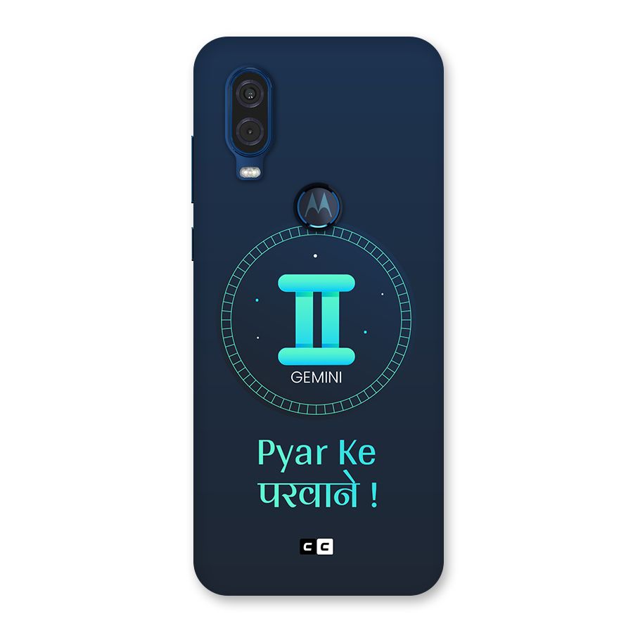 Gemini Love Back Case for Motorola One Vision