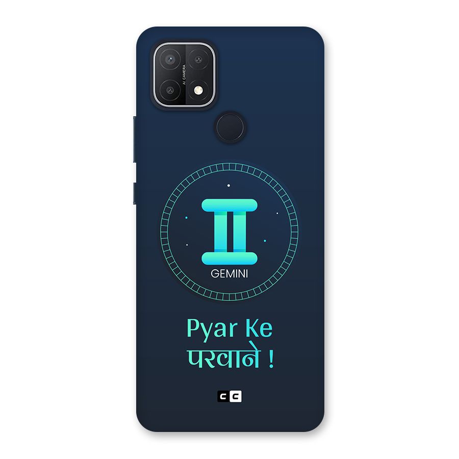 Gemini Love Back Case for Oppo A15