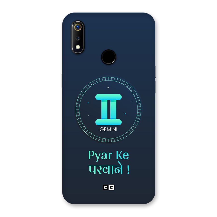 Gemini Love Back Case for Realme 3