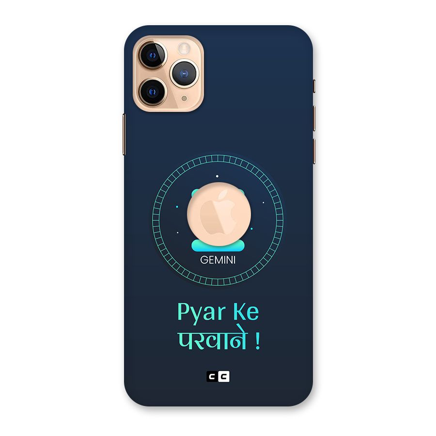 Gemini Love Back Case for iPhone 11 Pro Max Logo Cut