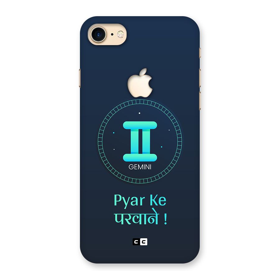 Gemini Love Back Case for iPhone 7 Apple Cut