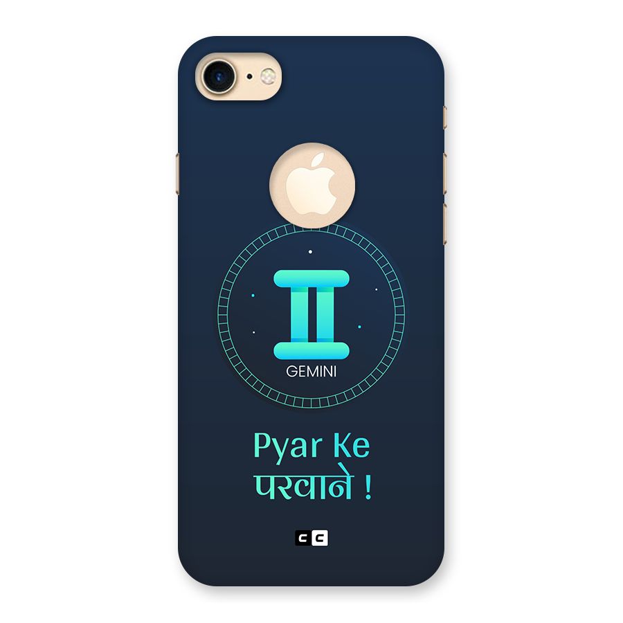 Gemini Love Back Case for iPhone 7 Logo Cut