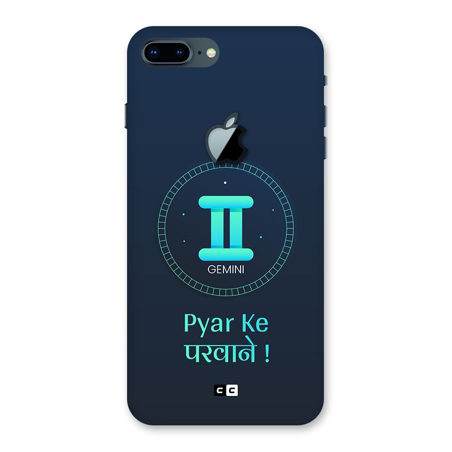 Gemini Love Back Case for iPhone 7 Plus Apple Cut