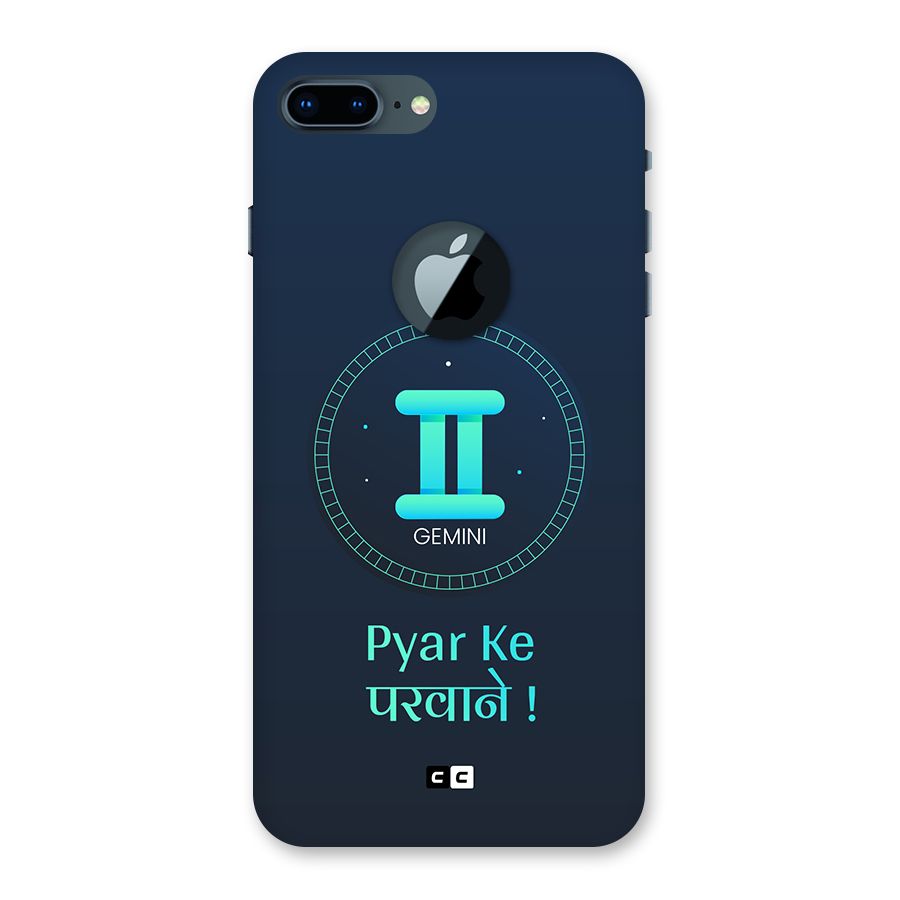 Gemini Love Back Case for iPhone 7 Plus Logo Cut