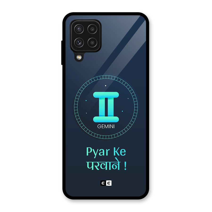 Gemini Love Glass Back Case for Galaxy A22 4G