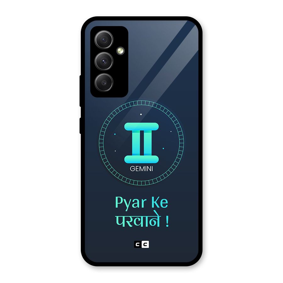 Gemini Love Glass Back Case for Galaxy A34