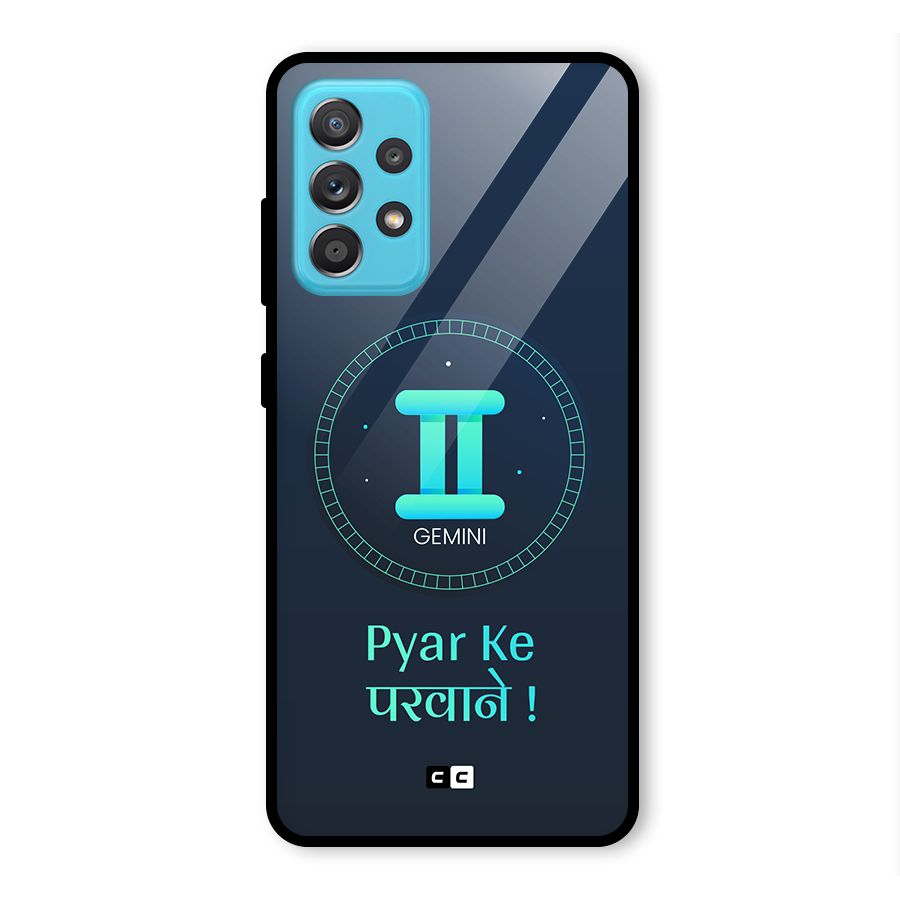 Gemini Love Glass Back Case for Galaxy A52