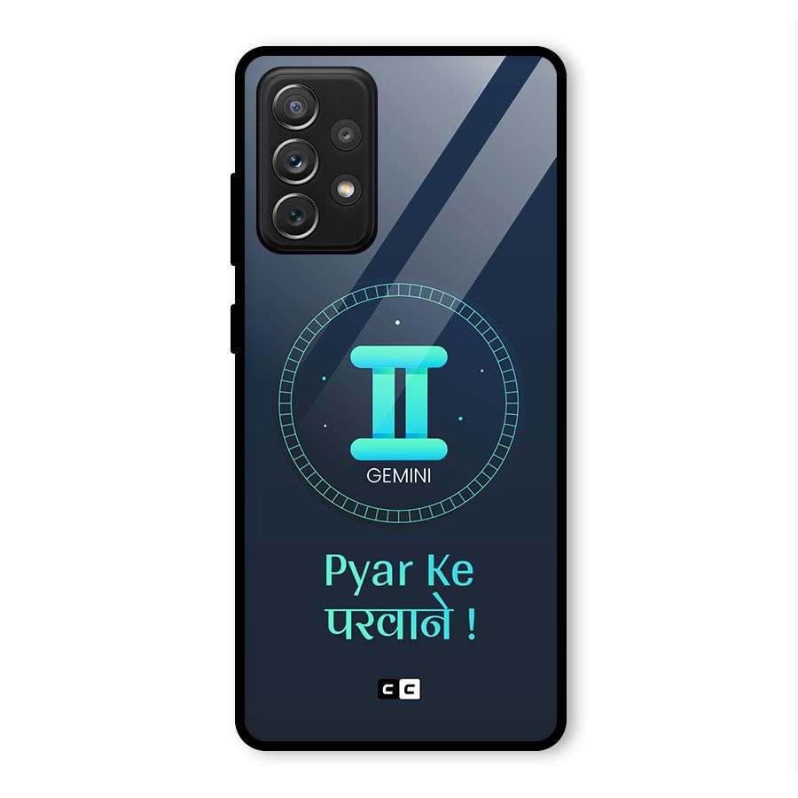 Gemini Love Glass Back Case for Galaxy A72