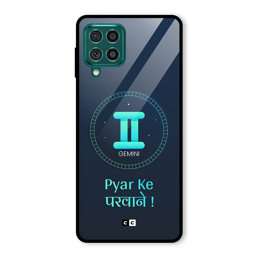 Gemini Love Glass Back Case for Galaxy F62