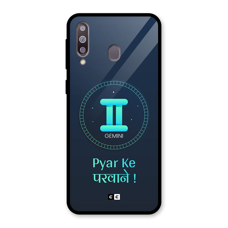 Gemini Love Glass Back Case for Galaxy M30