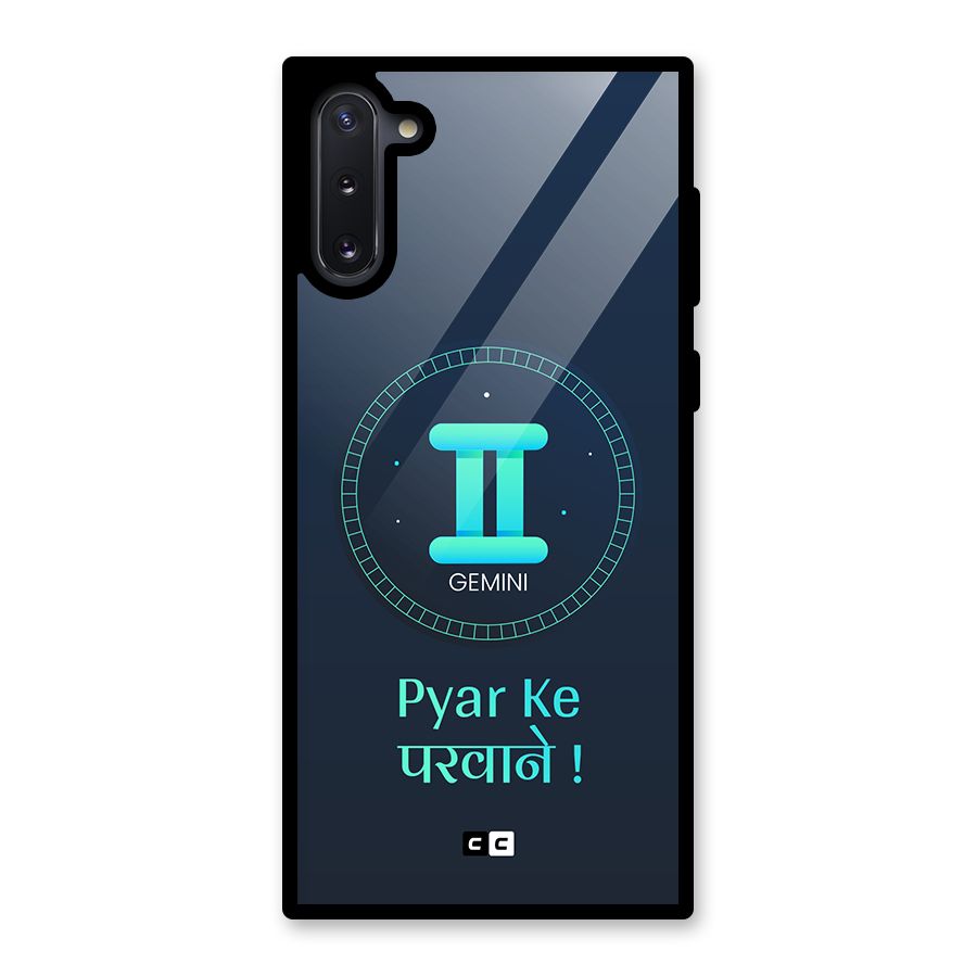 Gemini Love Glass Back Case for Galaxy Note 10