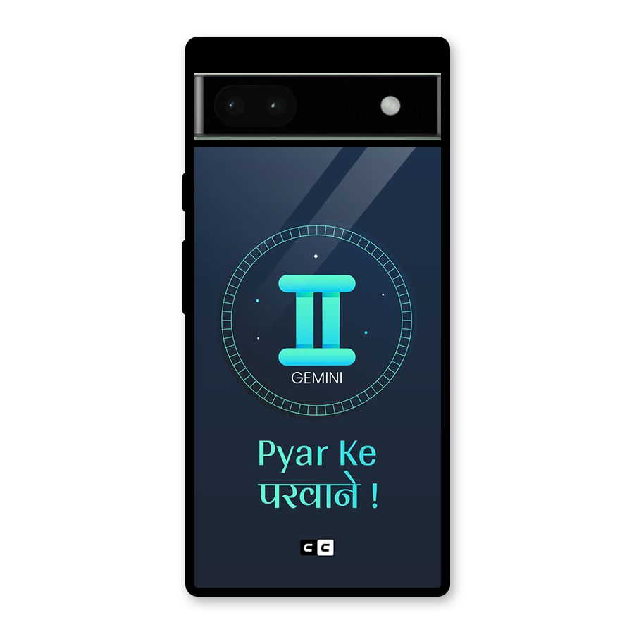 Gemini Love Glass Back Case for Google Pixel 6a