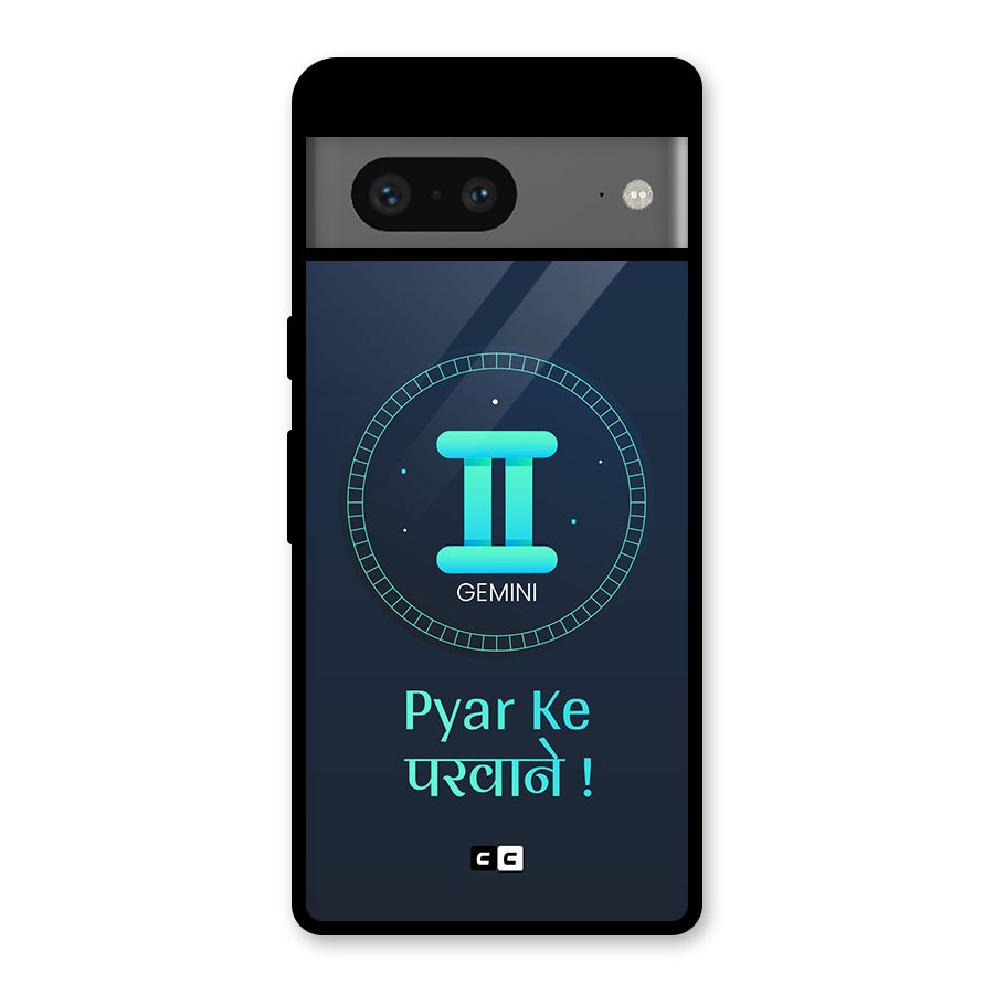 Gemini Love Glass Back Case for Google Pixel 7