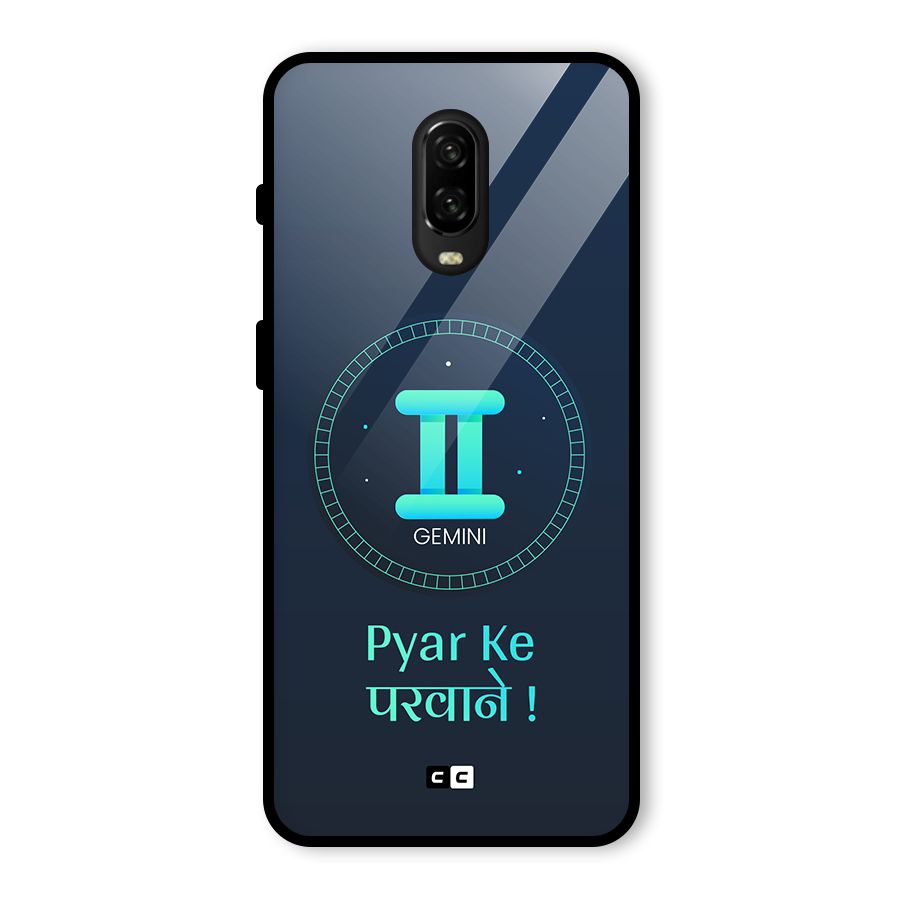 Gemini Love Glass Back Case for OnePlus 6T