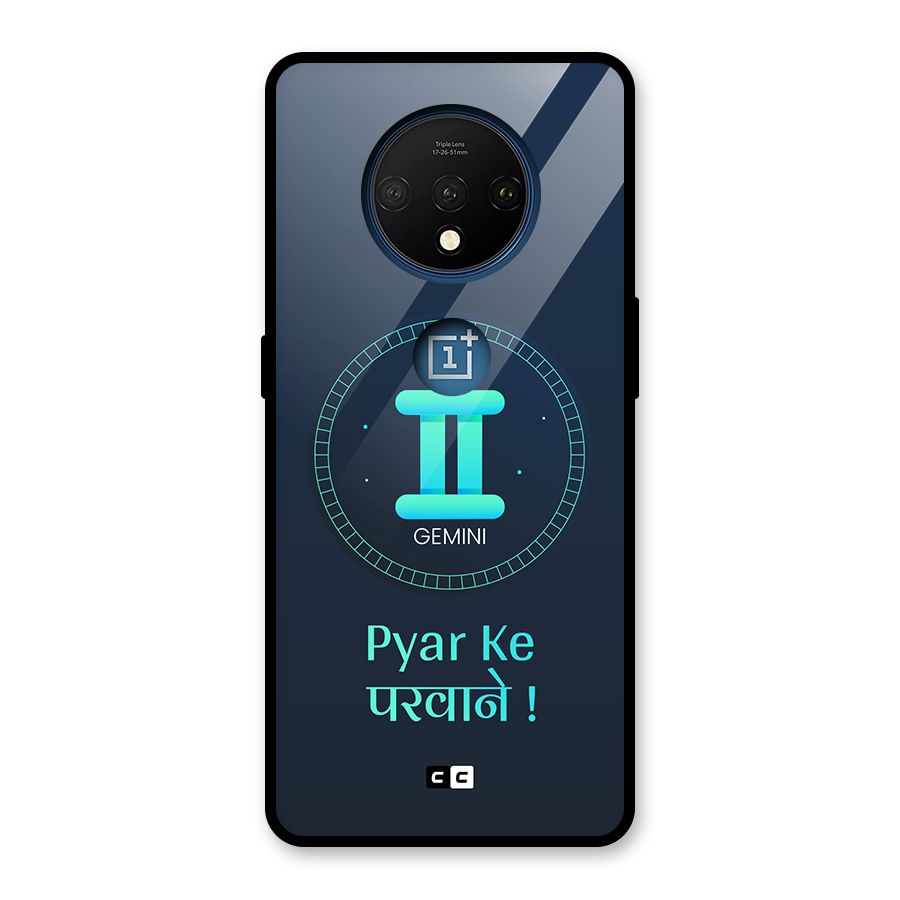 Gemini Love Glass Back Case for OnePlus 7T