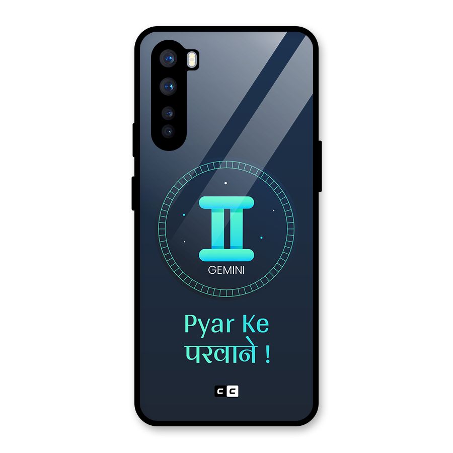 Gemini Love Glass Back Case for OnePlus Nord