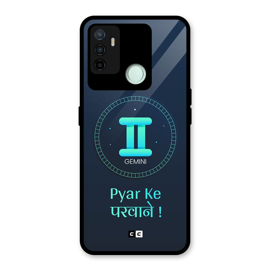 Gemini Love Glass Back Case for Oppo A53