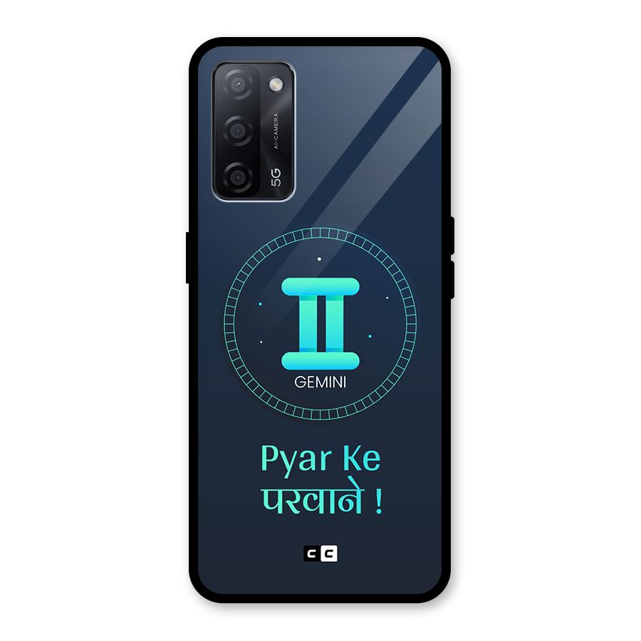 Gemini Love Glass Back Case for Oppo A53s 5G