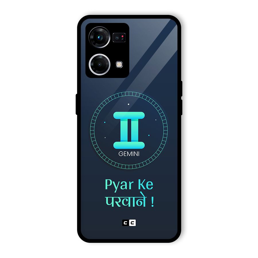 Gemini Love Glass Back Case for Oppo F21 Pro 4G