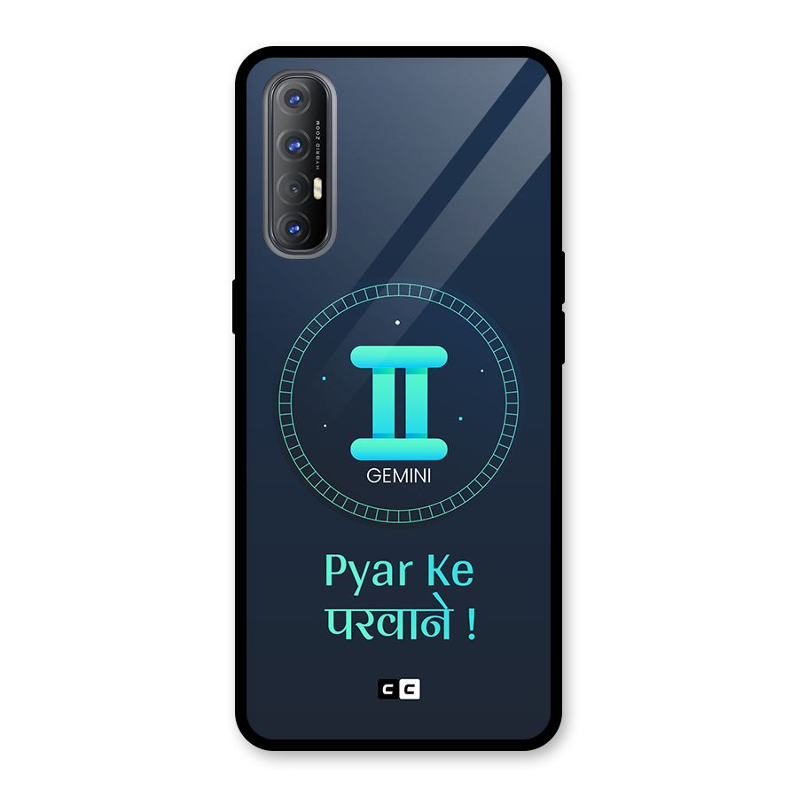 Gemini Love Glass Back Case for Oppo Reno3 Pro