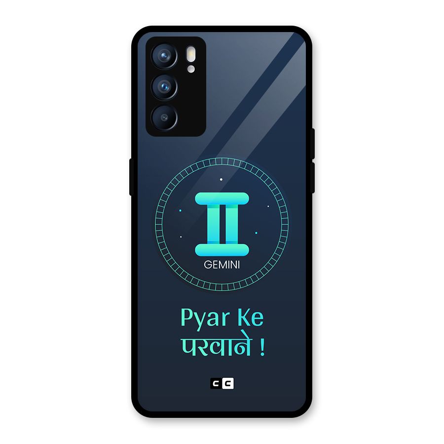 Gemini Love Glass Back Case for Oppo Reno6 5G