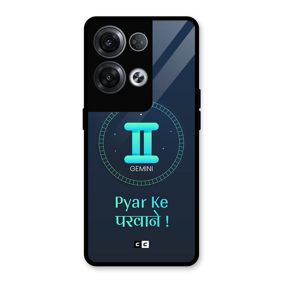 Gemini Love Glass Back Case for Oppo Reno8 Pro 5G