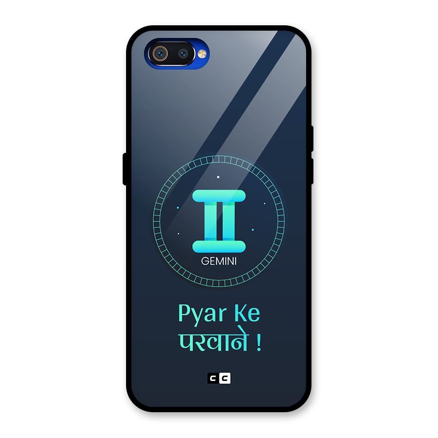 Gemini Love Glass Back Case for Realme C2