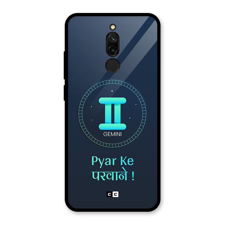 Gemini Love Glass Back Case for Redmi 8