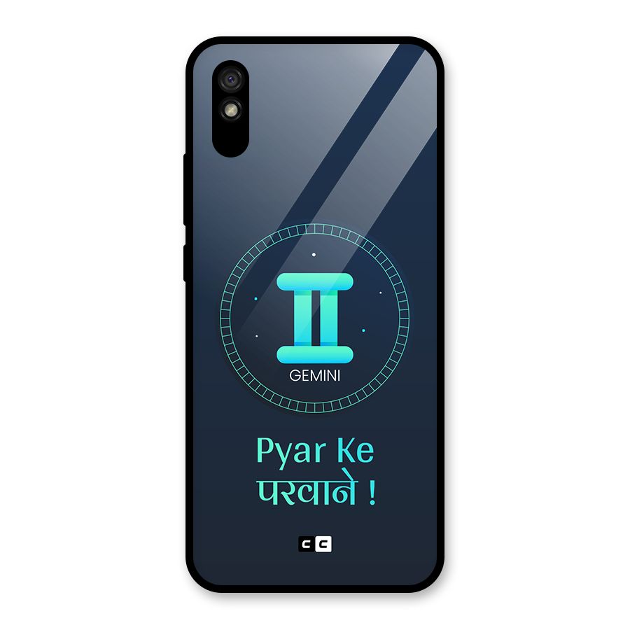 Gemini Love Glass Back Case for Redmi 9A