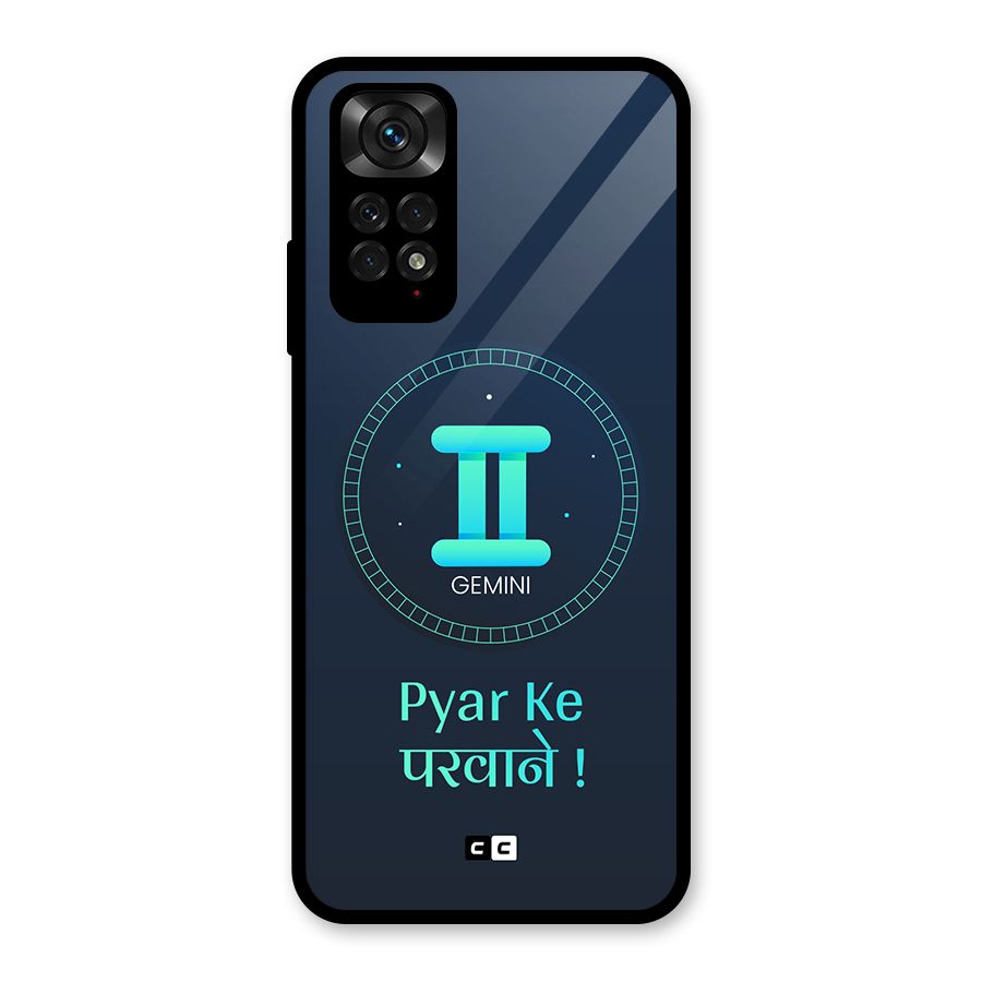 Gemini Love Glass Back Case for Redmi Note 11S