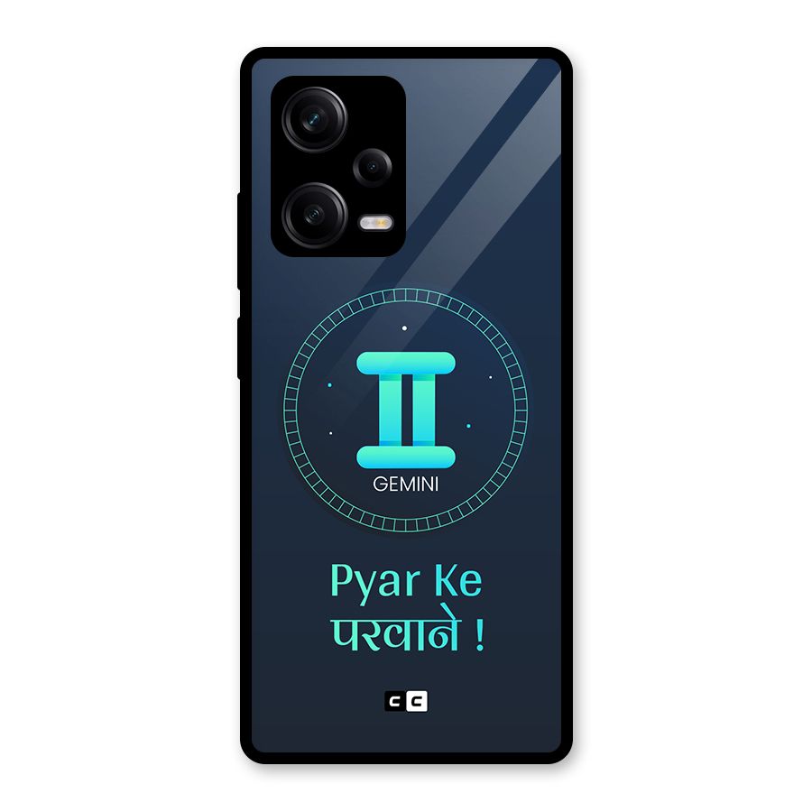 Gemini Love Glass Back Case for Redmi Note 12 Pro