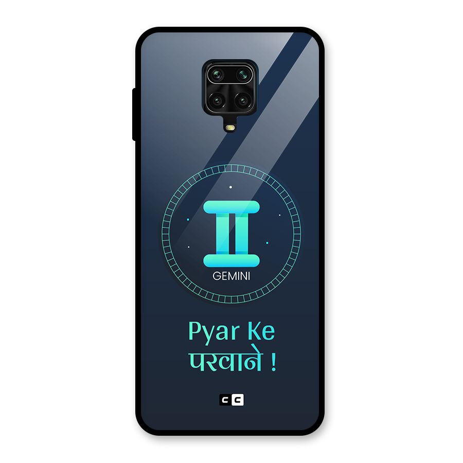 Gemini Love Glass Back Case for Redmi Note 9 Pro