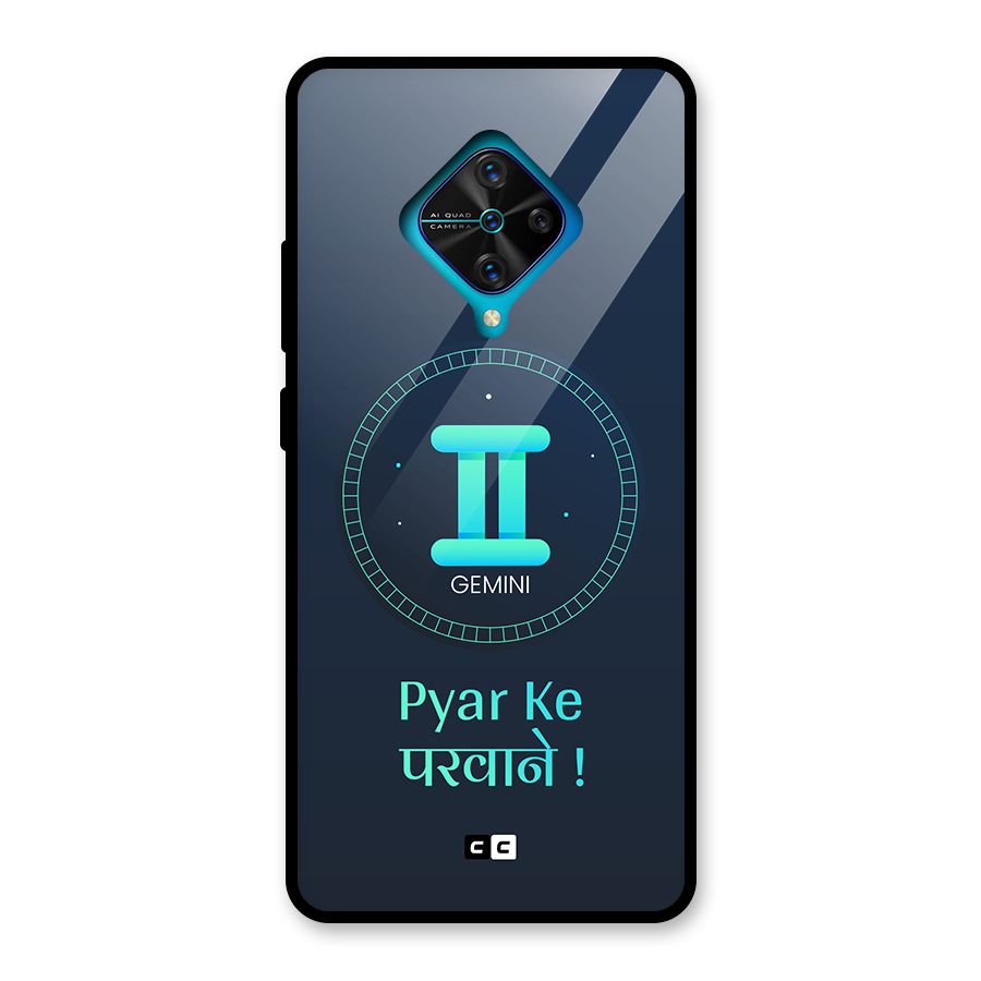 Gemini Love Glass Back Case for Vivo S1 Pro