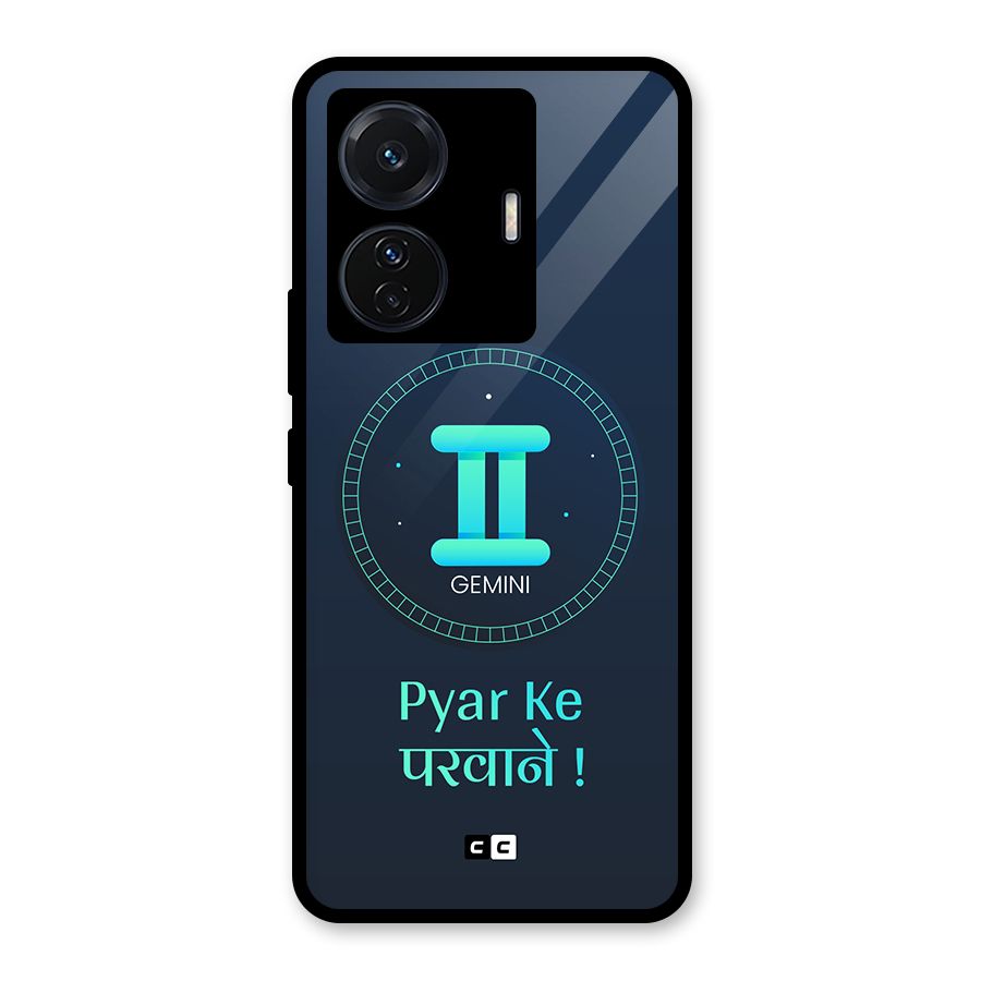 Gemini Love Glass Back Case for Vivo T1 Pro