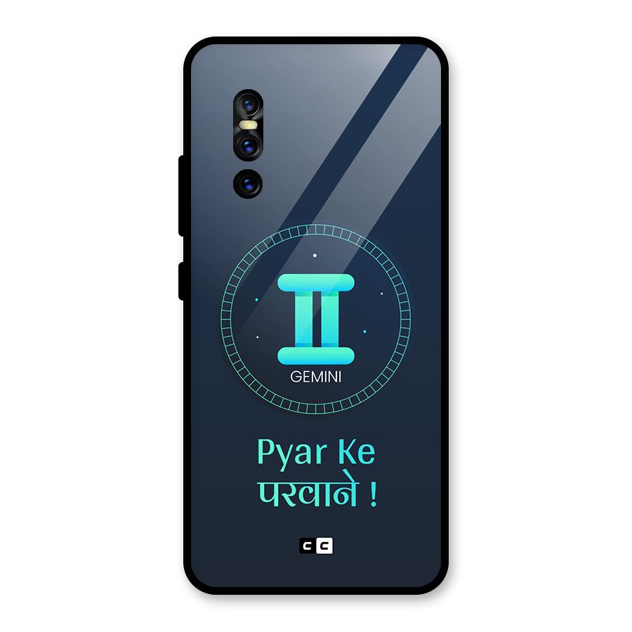 Gemini Love Glass Back Case for Vivo V15 Pro