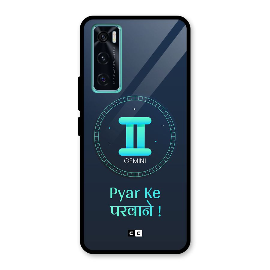 Gemini Love Glass Back Case for Vivo V20 SE