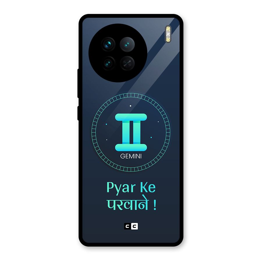 Gemini Love Glass Back Case for Vivo X90
