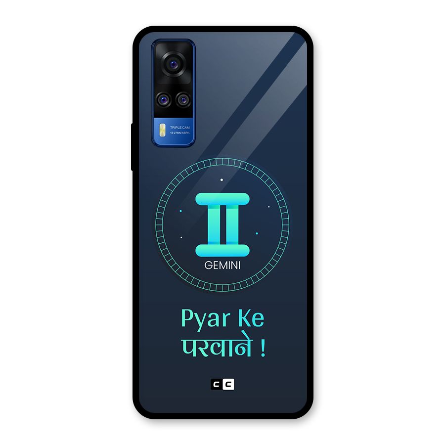 Gemini Love Glass Back Case for Vivo Y31