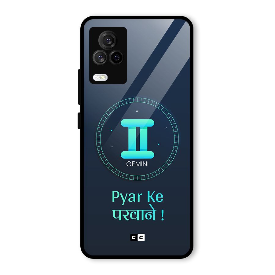 Gemini Love Glass Back Case for Vivo iQOO 7 Legend 5G