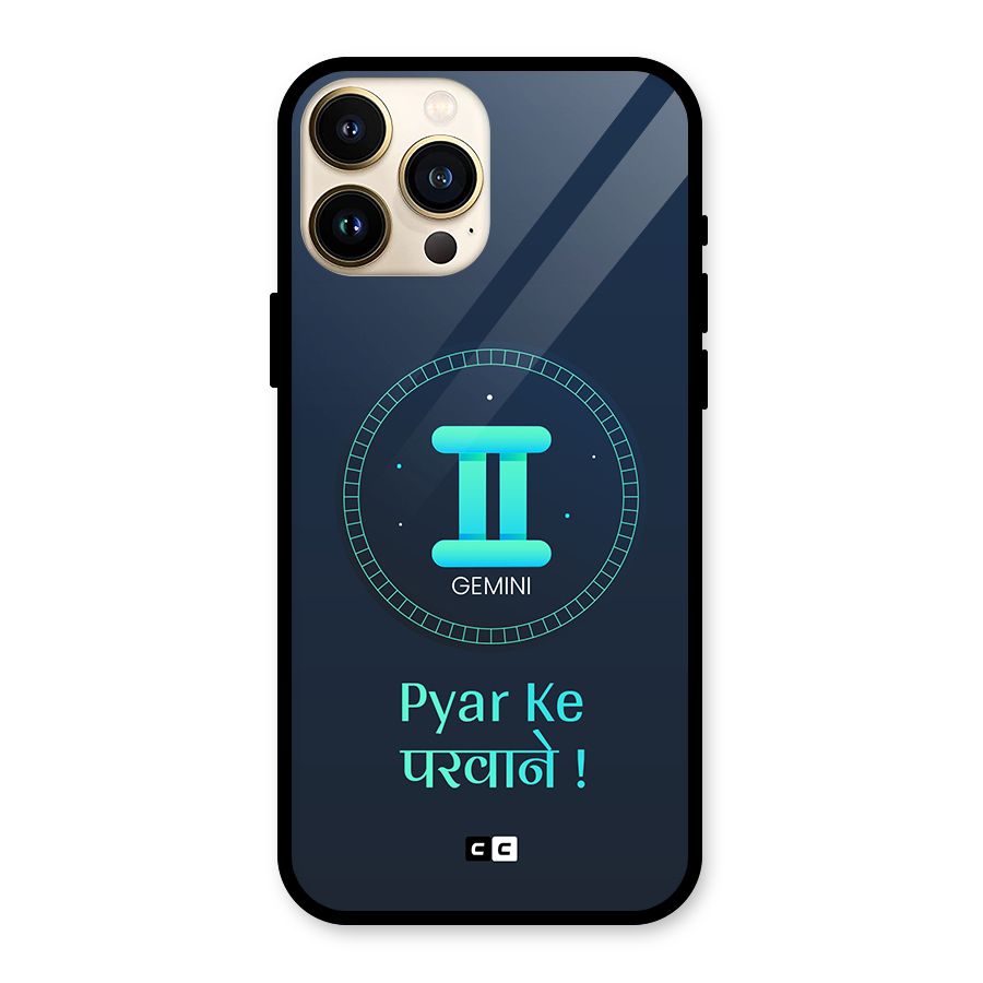 Gemini Love Glass Back Case for iPhone 13 Pro Max