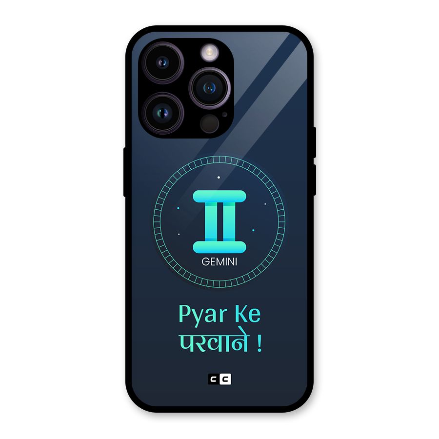 Gemini Love Glass Back Case for iPhone 14 Pro