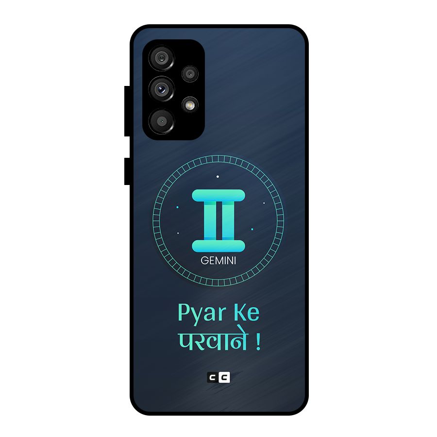 Gemini Love Metal Back Case for Galaxy A73 5G