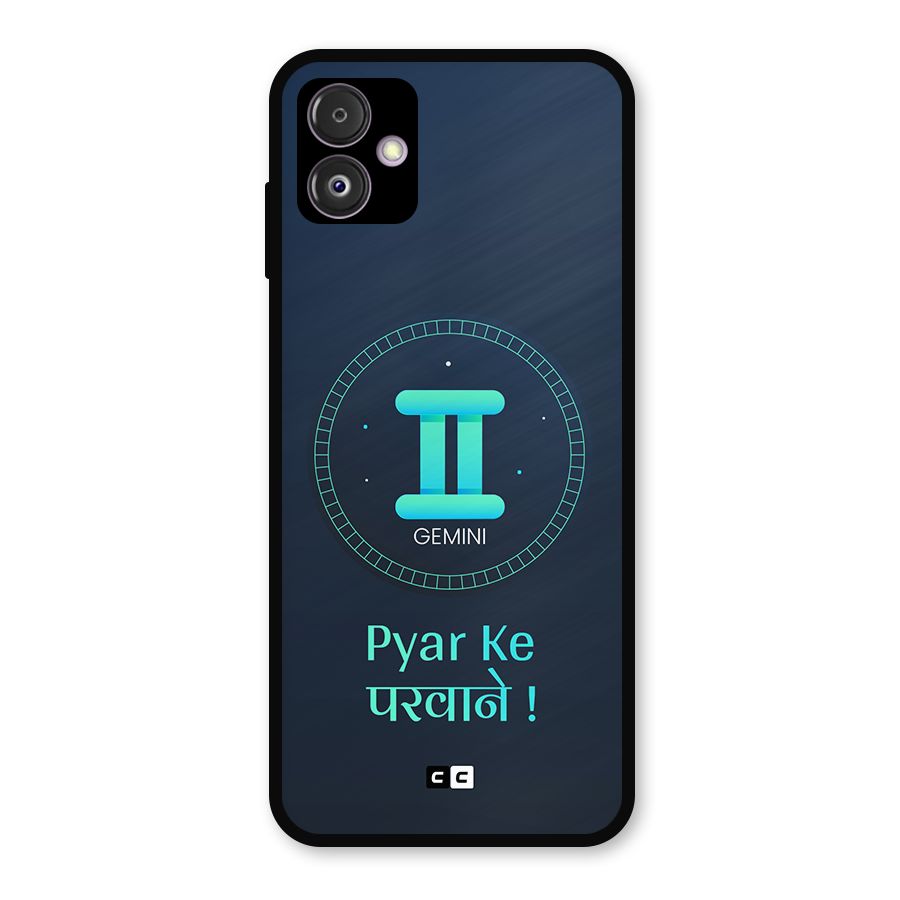 Gemini Love Metal Back Case for Galaxy F14