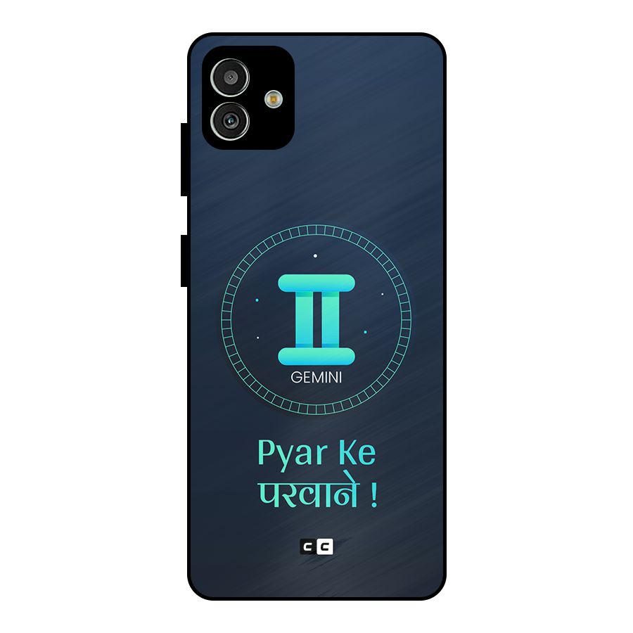 Gemini Love Metal Back Case for Galaxy M13 5G
